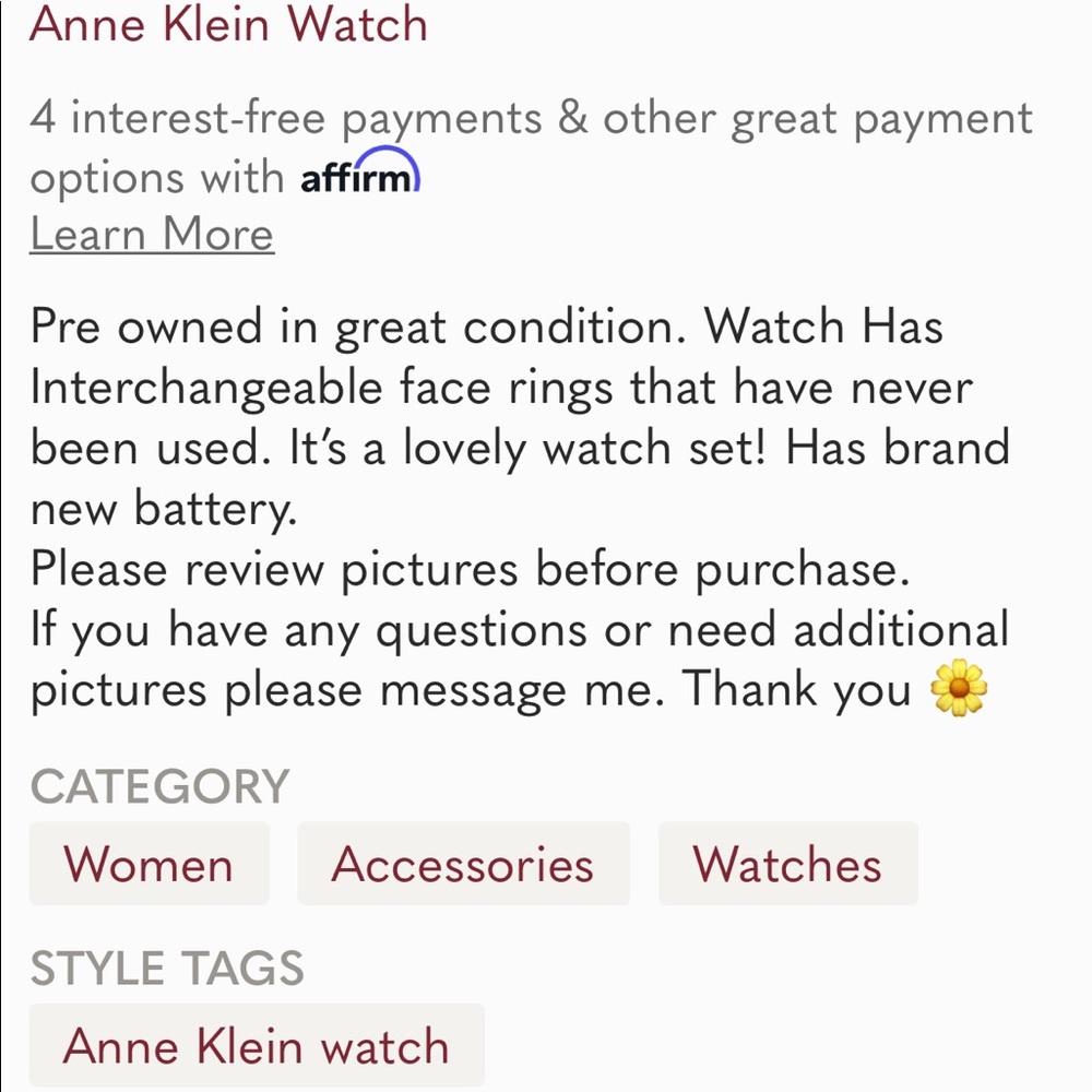 Anne Klein Watch Set - Picture 4 of 6